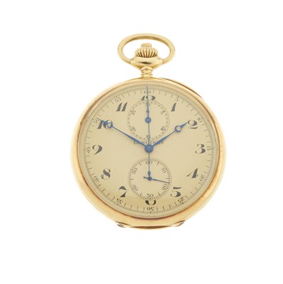 Lot 174 - Longines, a fine and rare 18ct gold...