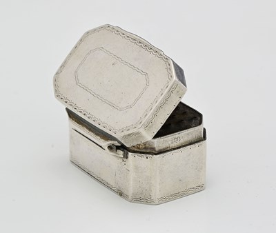 Lot 34 - A late eighteenth or nineteenth-century silver...