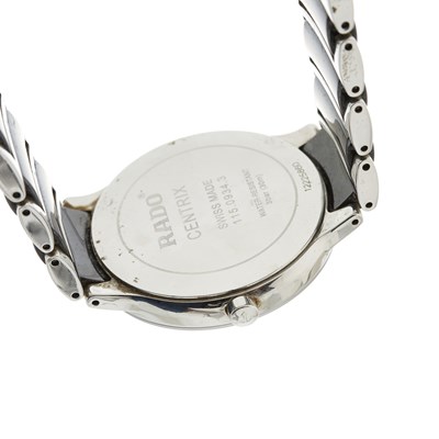 Lot 178 - Rado, a stainless steel and ceramic Centrix...