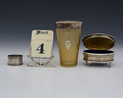 Lot 159 - A mixed group to include a George V silver...