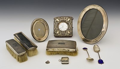 Lot 70 - A mixed group to include two silver-mounted...