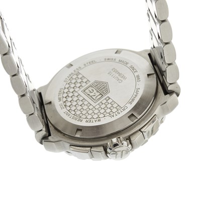 Lot 183 - Tag Heuer, a stainless steel Formula 1...