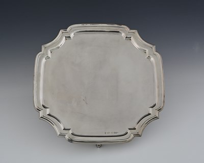 Lot 280 - An Elizabeth II silver salver, maker's mark...