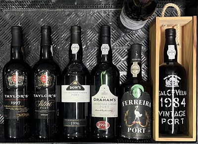 Lot 39 - Six bottles of port to include: Taylor's'...