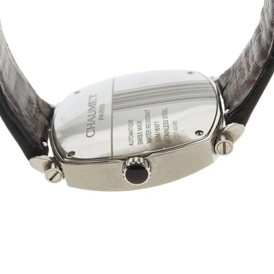 Lot 189 - Chaumet, a stainless steel Dandy wrist watch,...