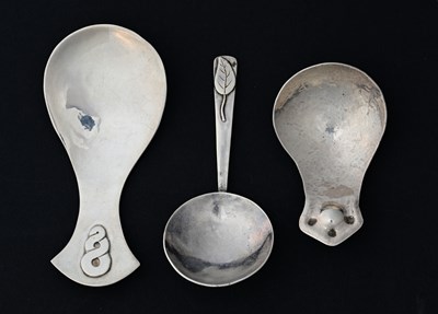 Lot 198 - Three twentieth-century silver Arts & Crafts...