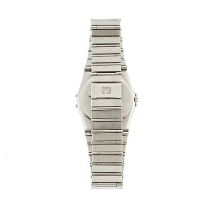 Lot 191 - Omega, a stainless steel Constellation date...