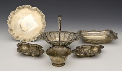 Lot 157 - A group of hallmarked silver, nineteenth...