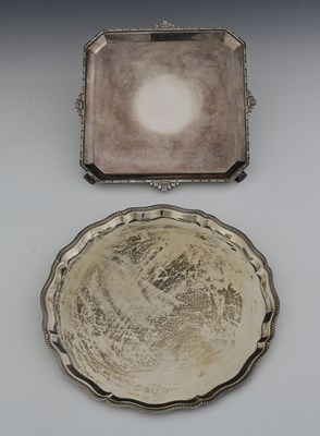 Lot 346 - Two twentieth-century hallmarked silver...