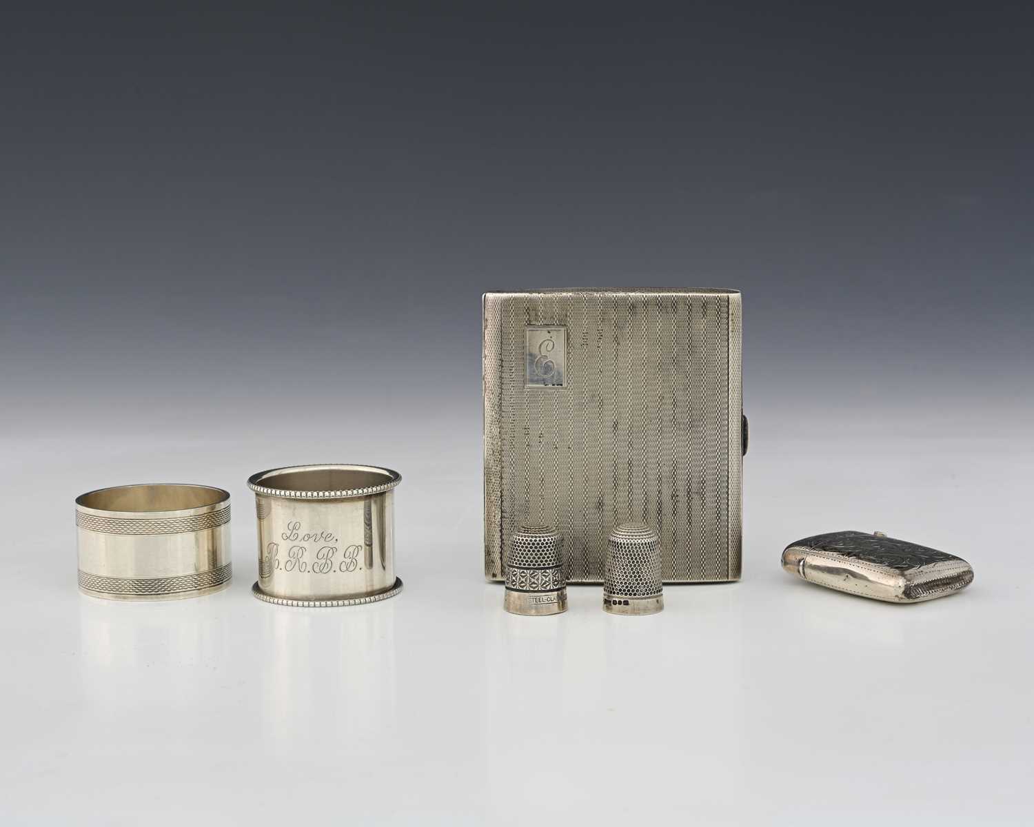 Lot 71 - A group of silver, twentieth century, to...