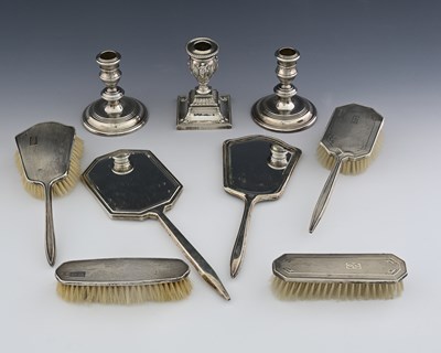 Lot 88 - A group of hallmarked silver, twentieth...