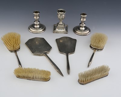 Lot 88 - A group of hallmarked silver, twentieth...