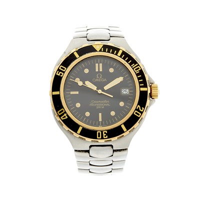 Lot 195 - Omega, a stainless steel Seamaster...