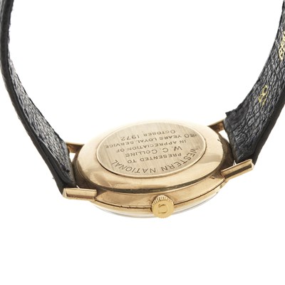 Lot 196 - Omega, a 9ct gold Geneve wrist watch, circa...