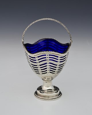 Lot 146 - A George III silver Neoclassical sugar basket,...