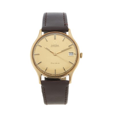 Lot 198 - Omega, a 9ct gold Geneve wrist watch, circa...