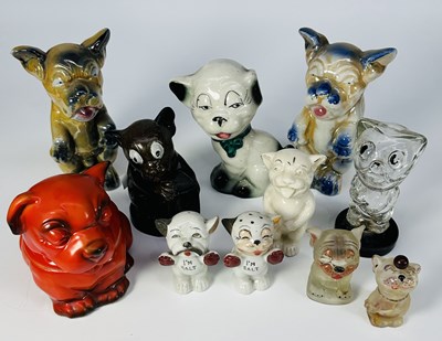 Lot 234 - A collection of Bonzo The Dog figures, to...