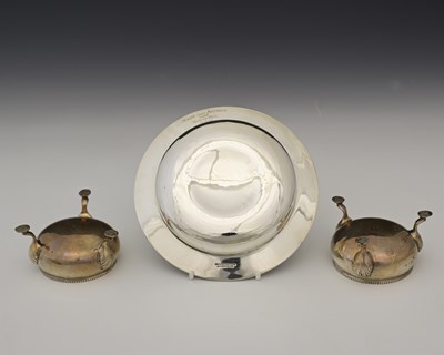 Lot 99 - A pair of Victorian silver salts, by Wakely &...