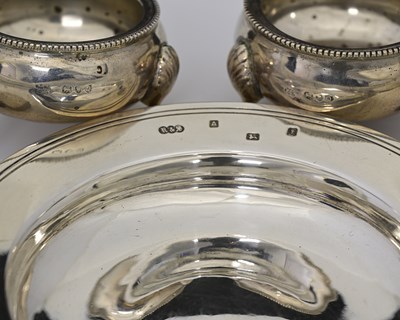 Lot 99 - A pair of Victorian silver salts, by Wakely &...