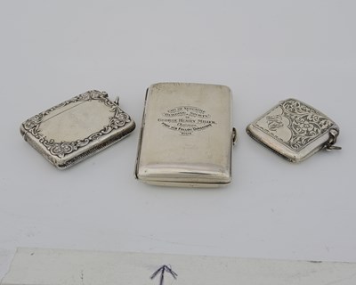Lot 72 - A group of hallmarked silver, to include a...