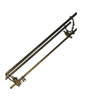 Lot 325 - A 19th century brass wall mounted hat and coat...