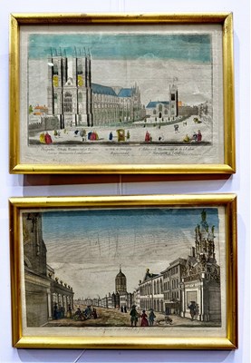 Lot 571 - An 18th century French 'vue d'optique'...