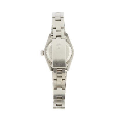Lot 211 - Rolex, a stainless steel Oyster Perpetual Date...