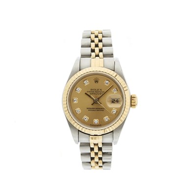 Lot 214 - Rolex, a stainless steel and gold Oyster...