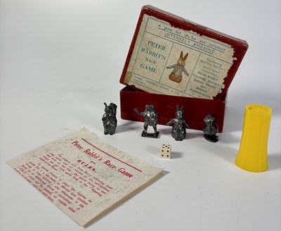 Lot 306 - Peters Rabbit's Race Game, a small early 20th...