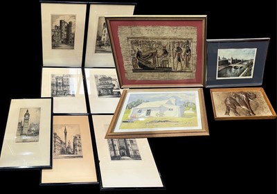 Lot 12 - A collection of the topographical etchings of...