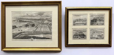 Lot 565 - Two 18th century architectural engravings,...