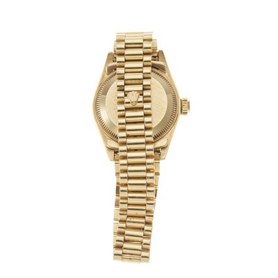 Lot 220 - Rolex, an 18ct gold Oyster Perpetual Datejust...
