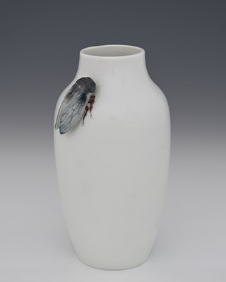 Lot 250 - A German Jugendstil Cicada vase, E and A...