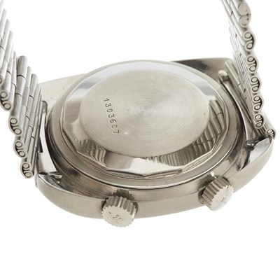 Lot 224 - Jaeger-LeCoultre, a stainless steel Memovox...