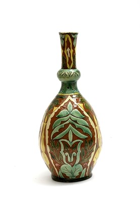 Lot 215 - A Della Robbia Pottery tall Persian vase by...