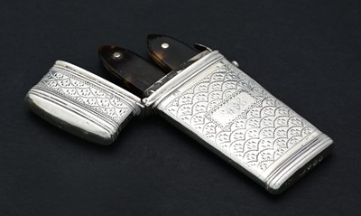 Lot 125 - A Victorian silver lancet case, by George...