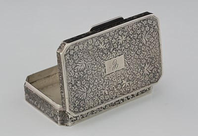 Lot 147 - A twentieth-century silver-coloured metal...