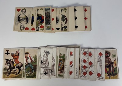 Lot 303 - A deck of transformation playing cards based...