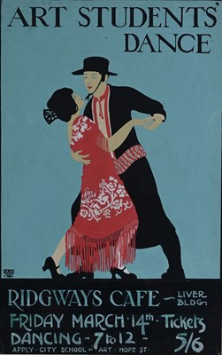 Lot 269 - An Art Deco poster design, 'Art Student's...