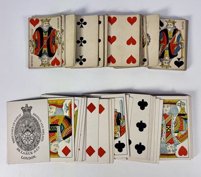 Lot 308 - A deck of De La Rue & Co cards, and a deck of...
