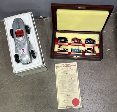 Lot 12 - A model of the Mercedes Benz W 196, clockwork...