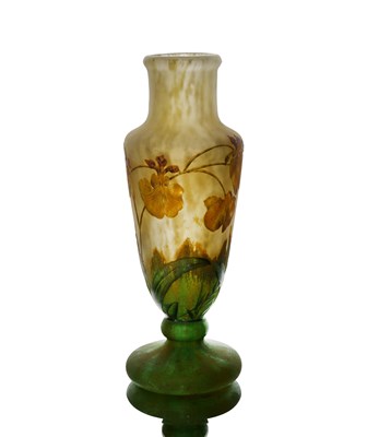 Lot 168 - Daum, Nancy, an Art Nouveau enamelled cameo...