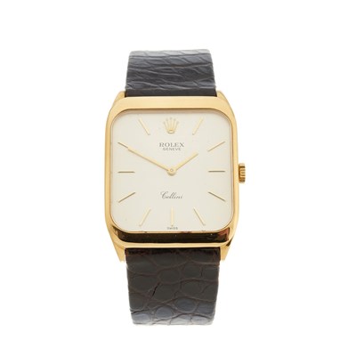 Lot 230 - Rolex, an 18ct gold Cellini wrist watch, circa...