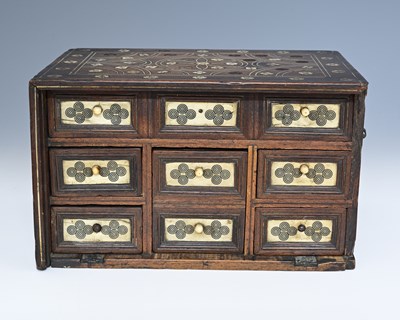 Lot 540 - An Indo Portuguese table casket or contador,...