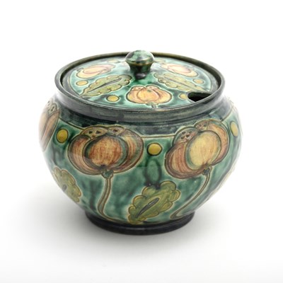 Lot 254 - An Art Nouveau Della Robbia Pottery preserve...