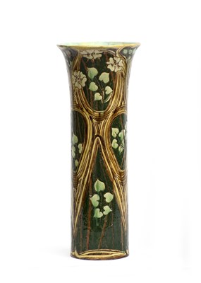 Lot 237 - A tall Art Nouveau Della Robbia Pottery vase...
