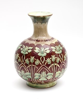 Lot 263 - A Della Robbia Pottery Water Bottle vase...