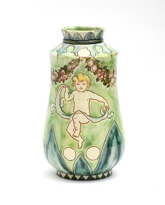 Lot 249 - A Della Robbia Pottery vase by Liz Wilkins and...