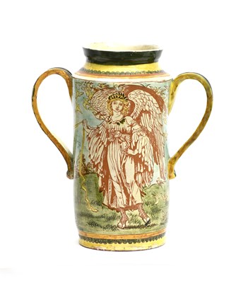 Lot 229 - A Della Robbia Pottery Love and Beauty...