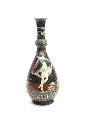 Lot 240 - A Della Robbia Pottery Irish Clay Tall Persian...